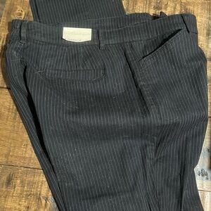 Gloria Vanderbilt Misses Black Pinstripe casual Pants